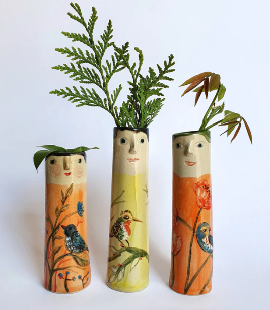 Jojowendy Bohemian style-Spring Family Bud Vases