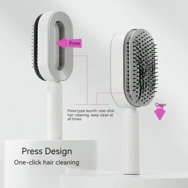 Brush Co-op  Self Cleaning Hairbrush