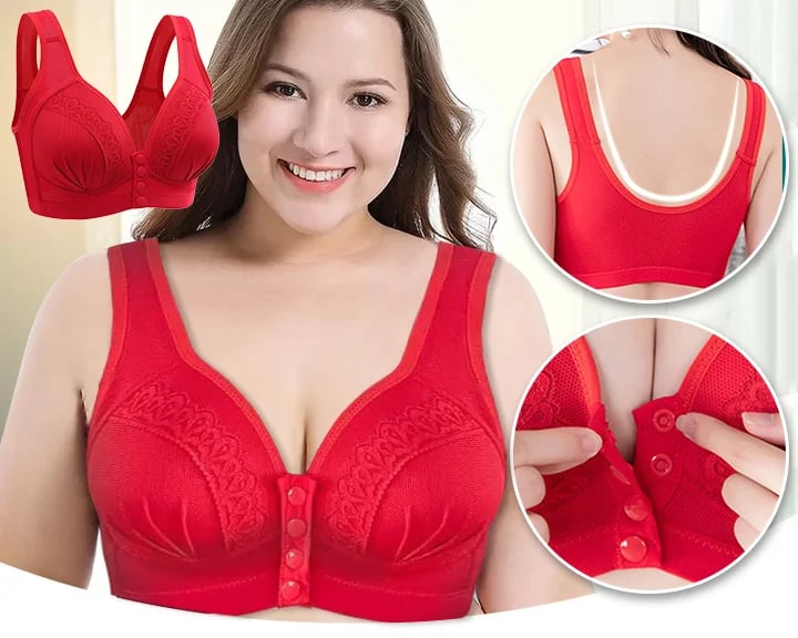 (BUY 2 GET 1 FREE) - Front-Closure Bra