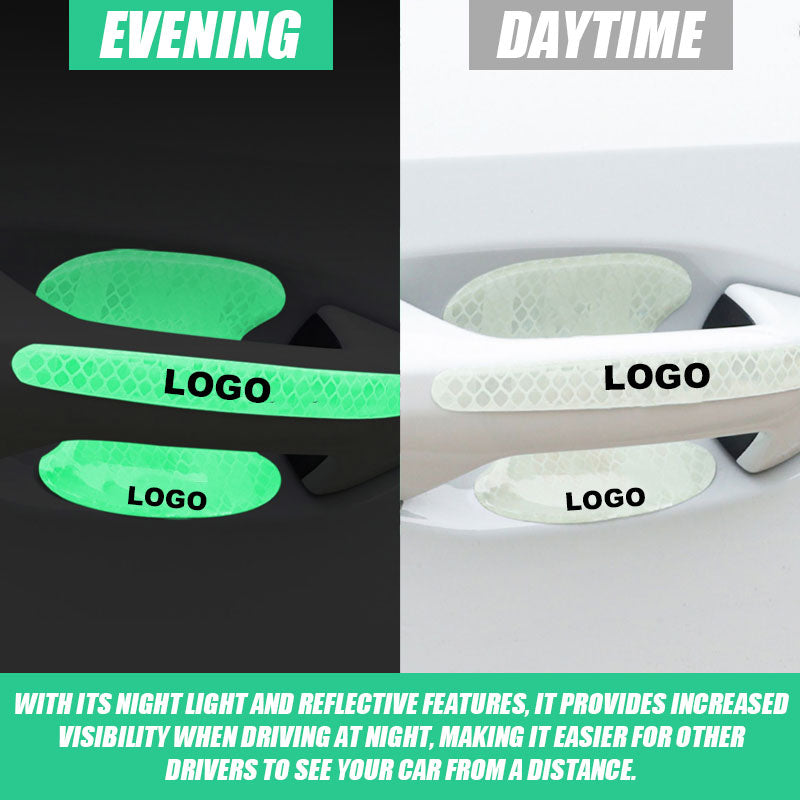 Car Door Luminous Handle Stickers