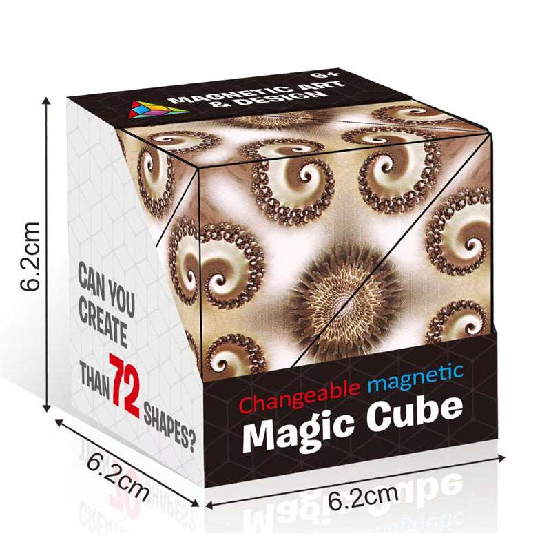 CHANGEABLE MAGNETIC MAGIC CUBE