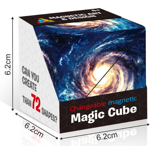 CHANGEABLE MAGNETIC MAGIC CUBE