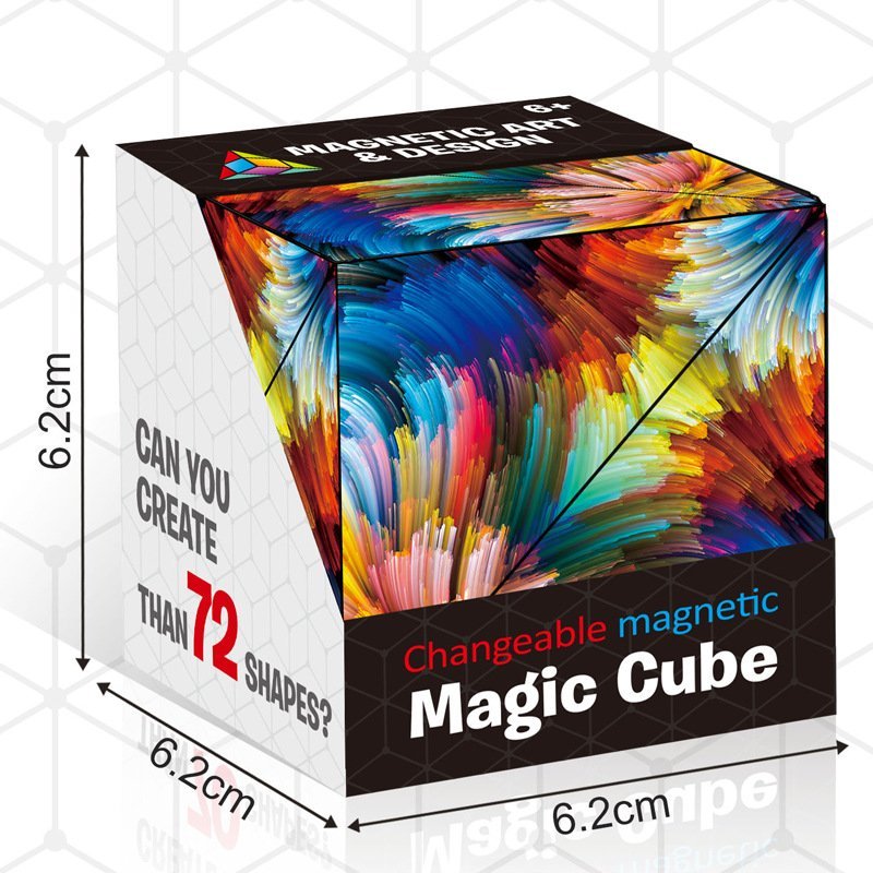 CHANGEABLE MAGNETIC MAGIC CUBE