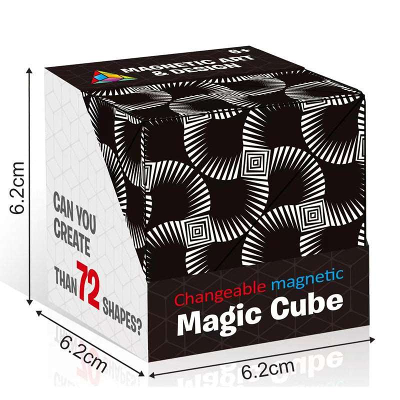 CHANGEABLE MAGNETIC MAGIC CUBE