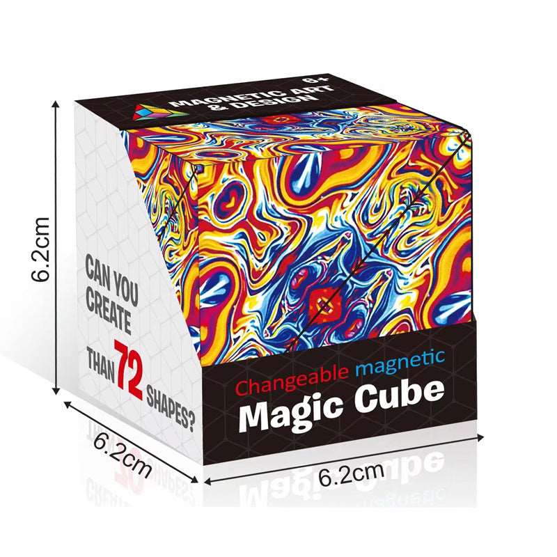 CHANGEABLE MAGNETIC MAGIC CUBE