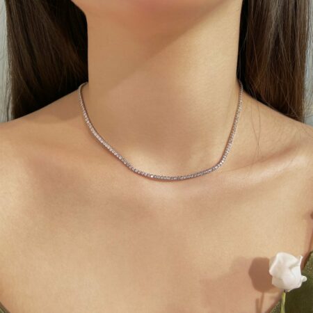 Clear Stock Last Day 45% OFF  - "Crystal' Tennis Necklace + Free Bracelet