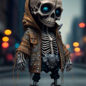 Cool skeleton figurines