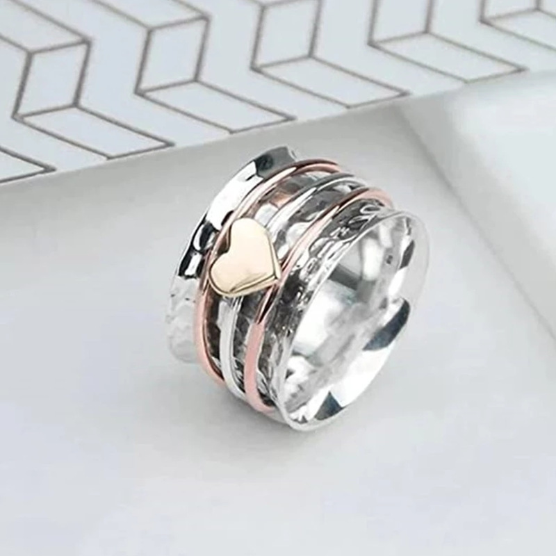 Courage Spinning Anxiety Adjustable Ring