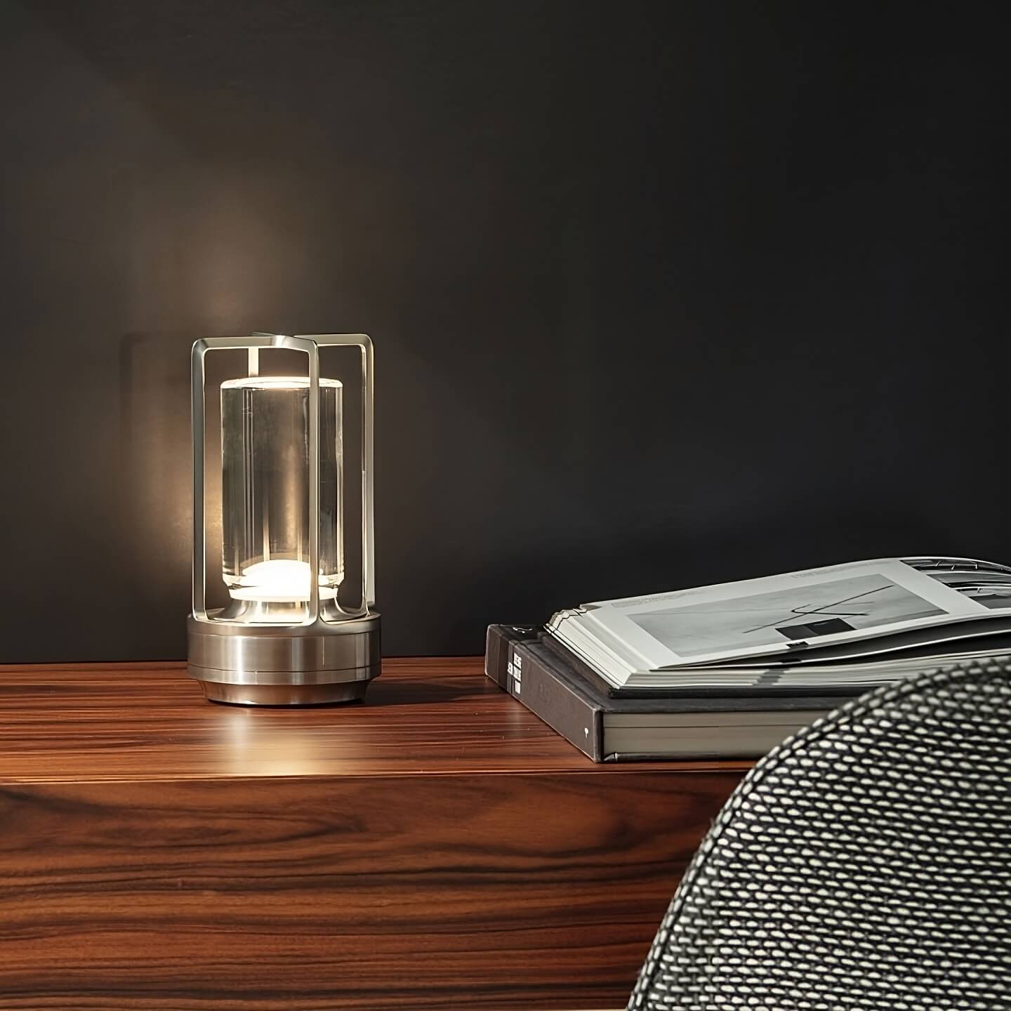 Bazzus Crystal Lantern Table Lamp