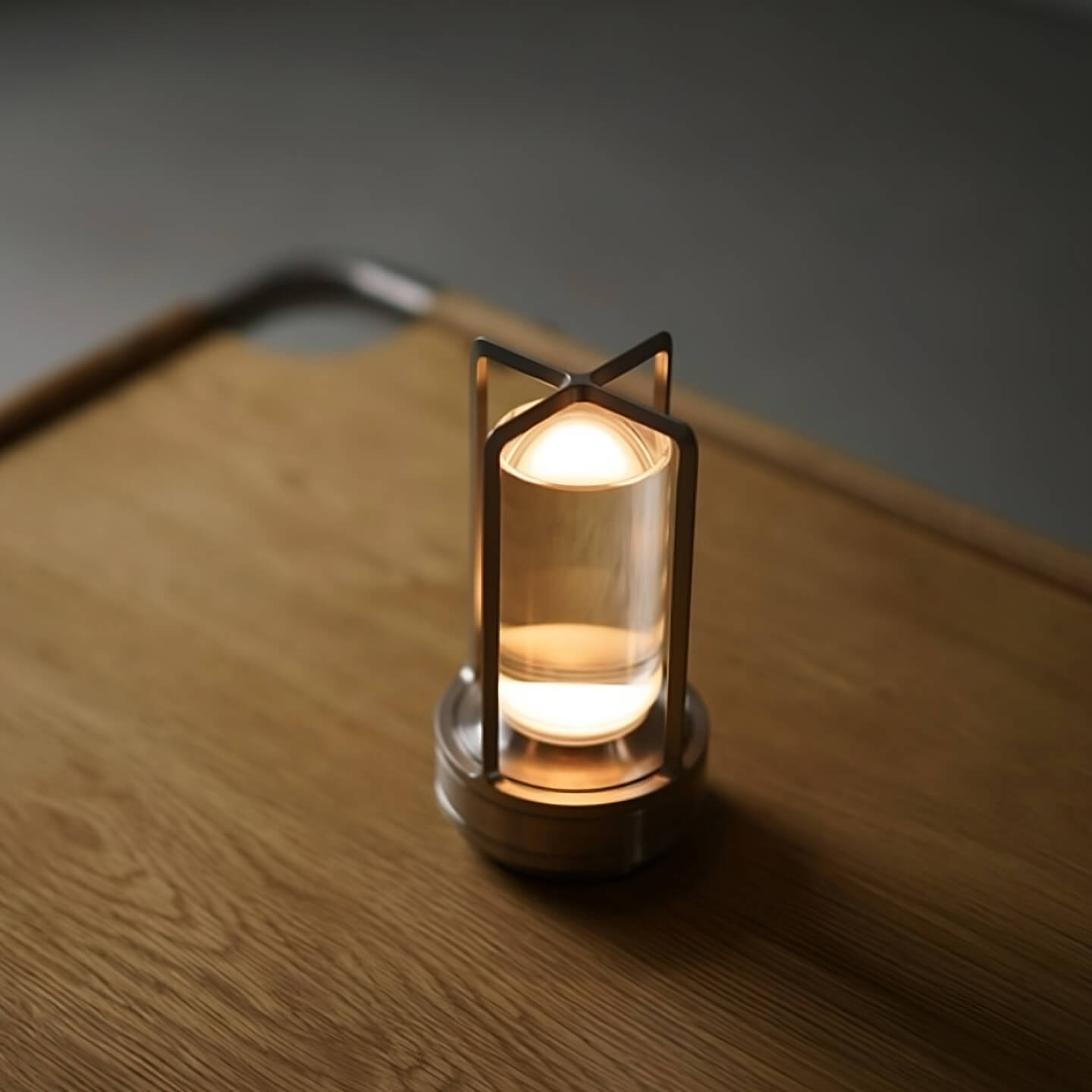 Lumisom Crystal Lantern Table Lamp