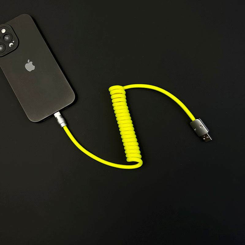 "Curly Chubby" Car-friendly Fast Charging Cable