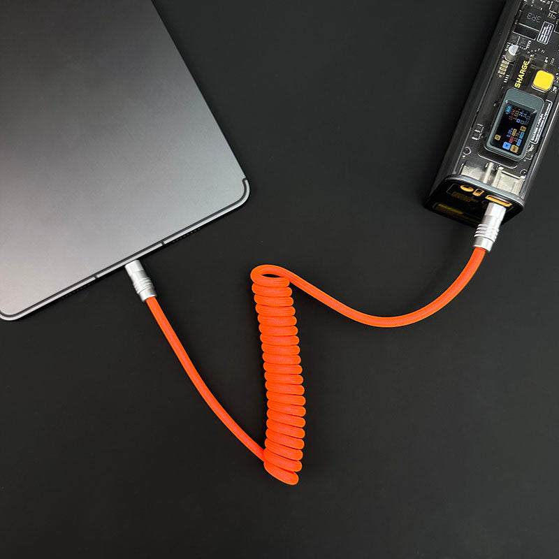 "Curly Chubby" Car-friendly Fast Charging Cable