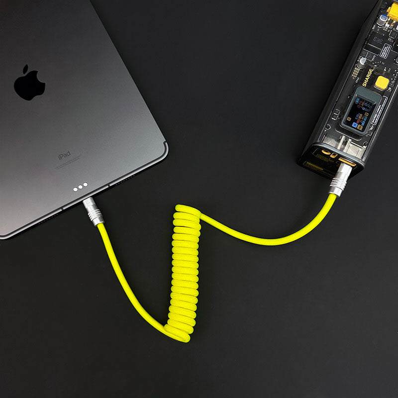 "Curly Chubby" Car-friendly Fast Charging Cable