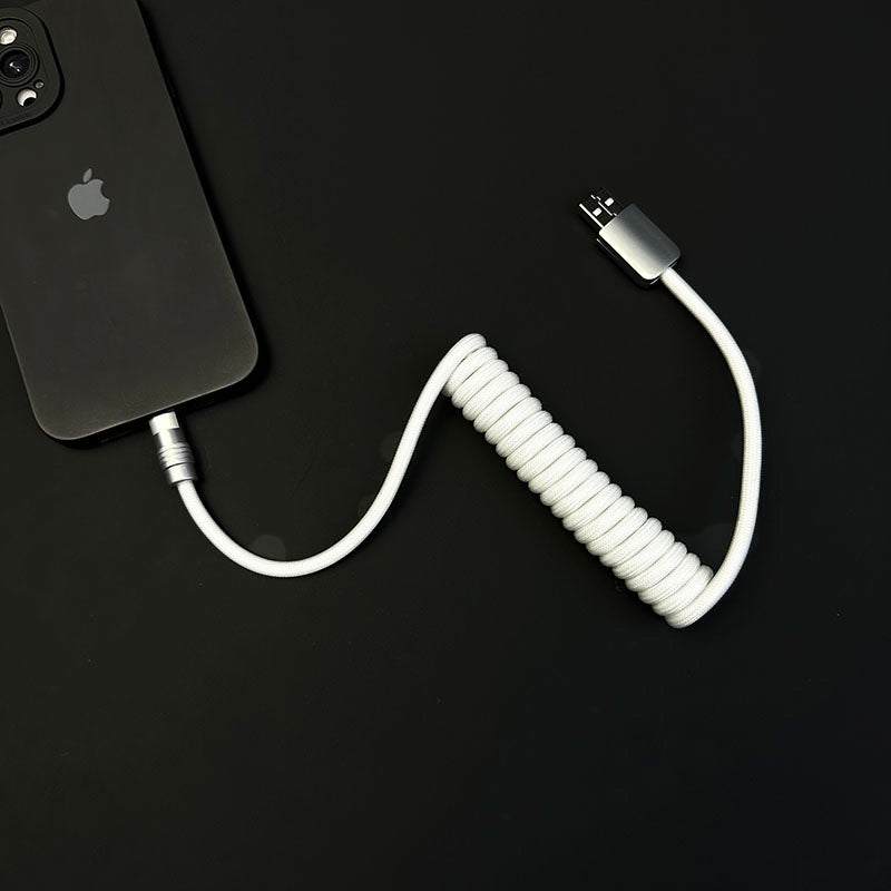 "Curly Chubby" Car-friendly Fast Charging Cable