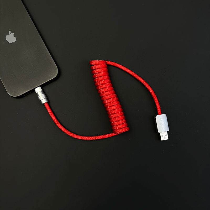 "Curly Chubby" Car-friendly Fast Charging Cable