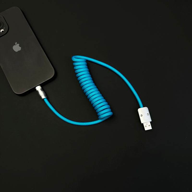 "Curly Chubby" Car-friendly Fast Charging Cable