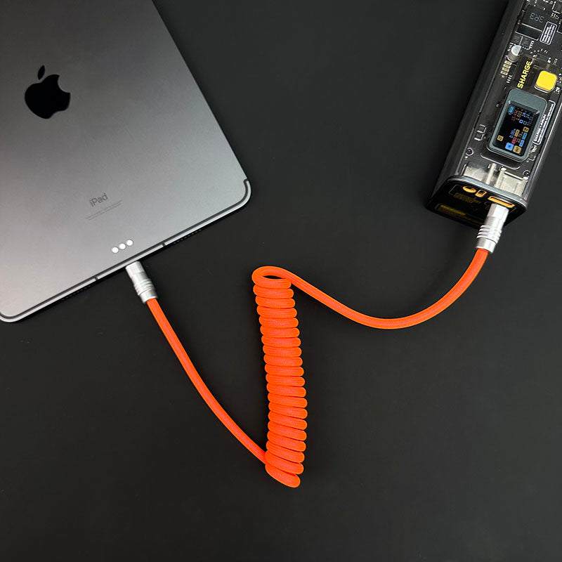 "Curly Chubby" Car-friendly Fast Charging Cable