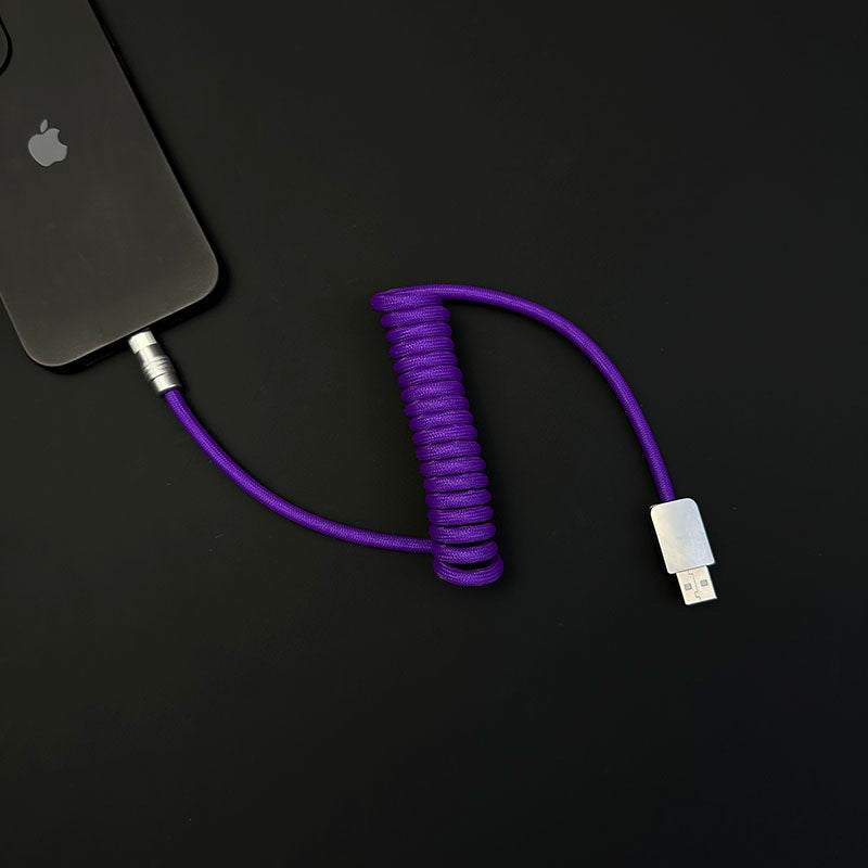 "Curly Chubby" Car-friendly Fast Charging Cable