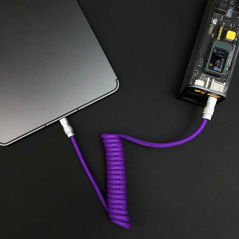 "Curly Chubby" Car-friendly Fast Charging Cable