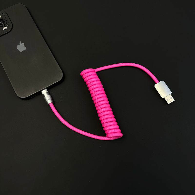 "Curly Chubby" Car-friendly Fast Charging Cable