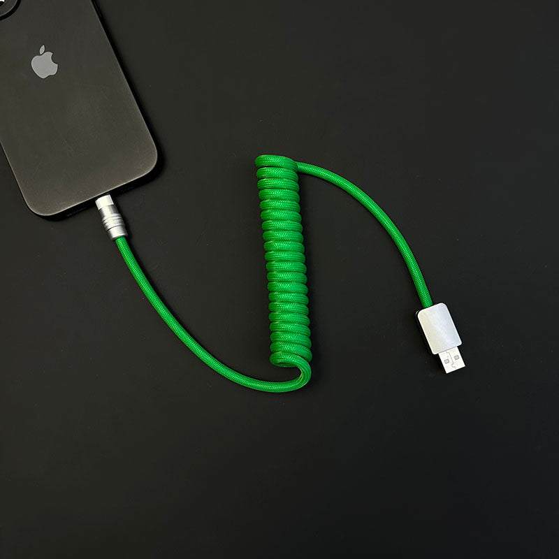 "Curly Chubby" Car-friendly Fast Charging Cable