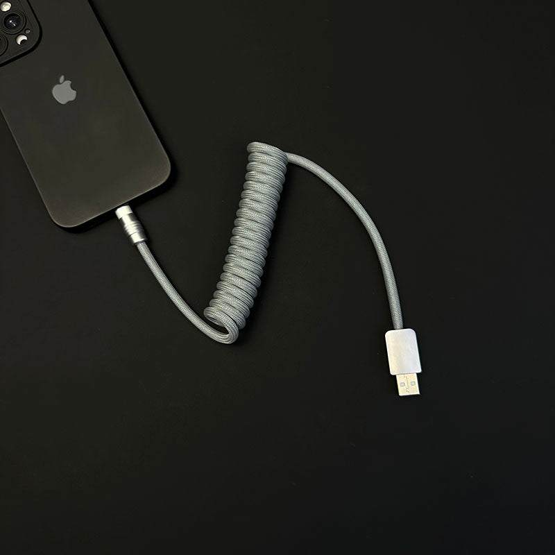 "Curly Chubby" Car-friendly Fast Charging Cable