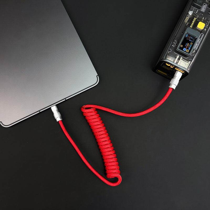 "Curly Chubby" Car-friendly Fast Charging Cable