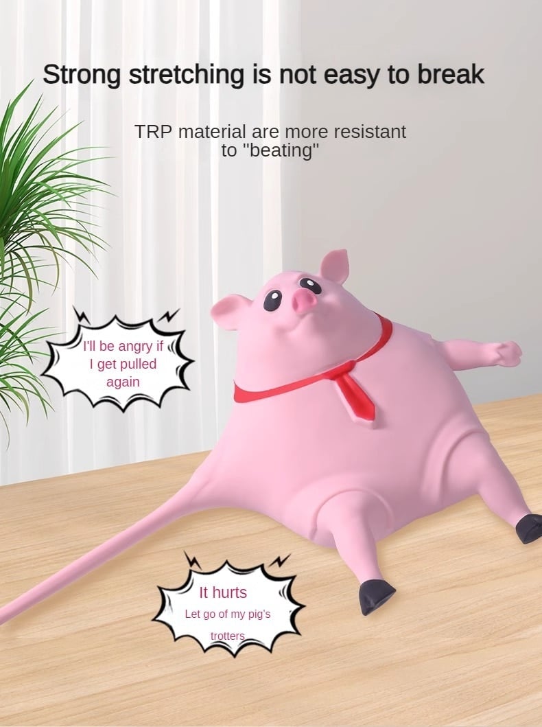 Cute Pink Piggy Antistress Toy