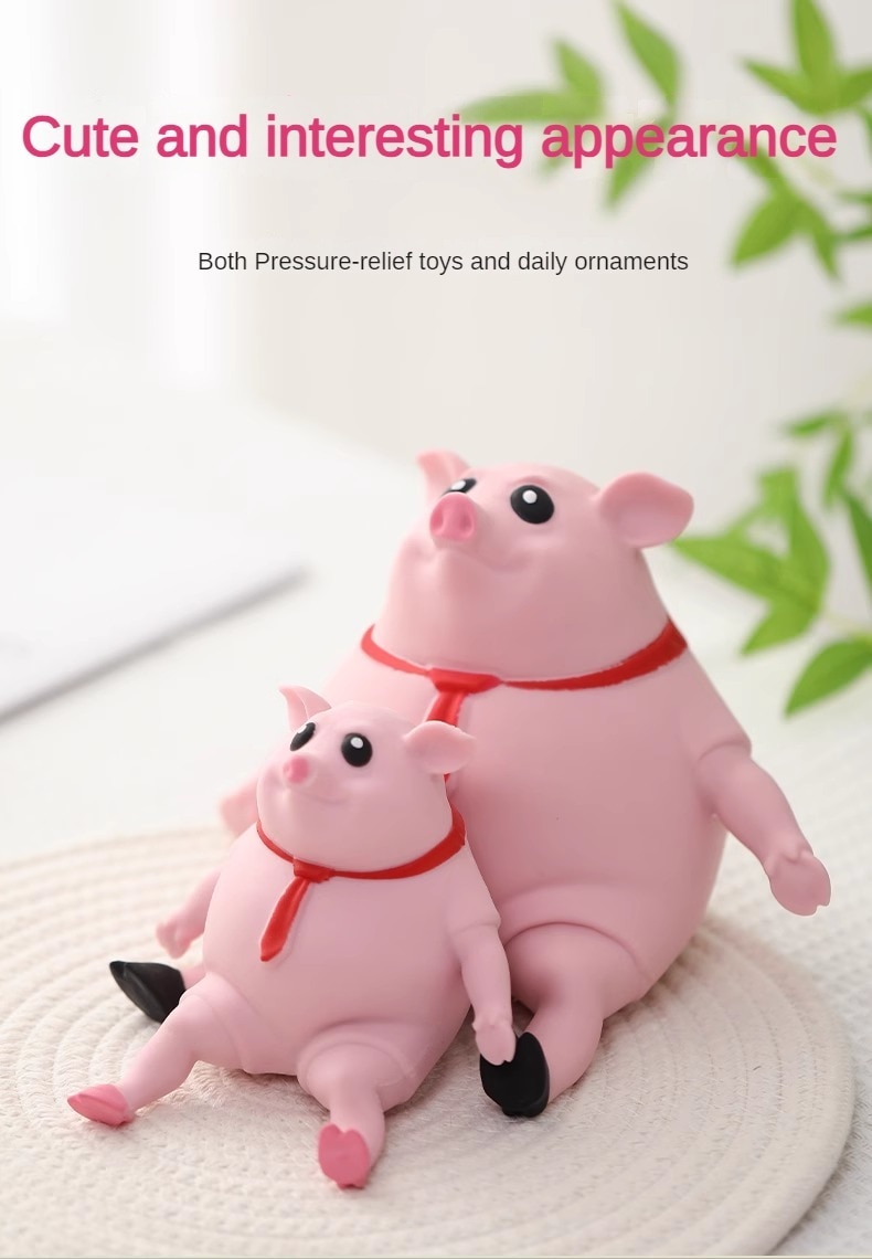 Cute Pink Piggy Antistress Toy