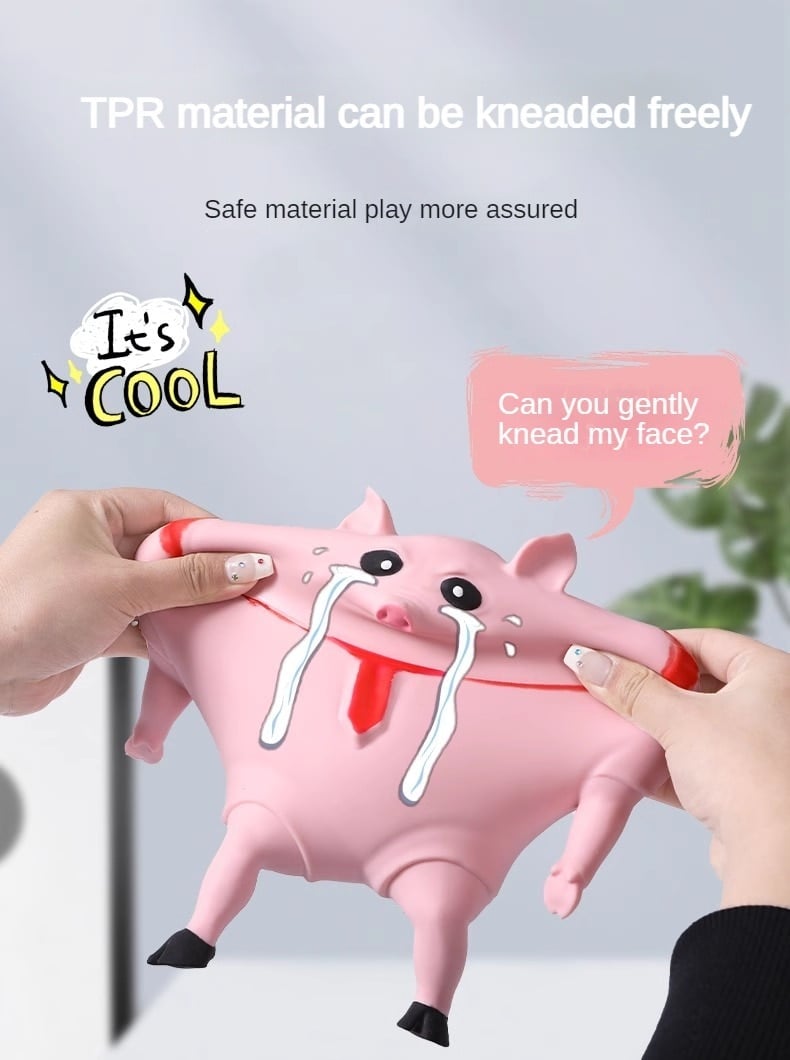 Cute Pink Piggy Antistress Toy