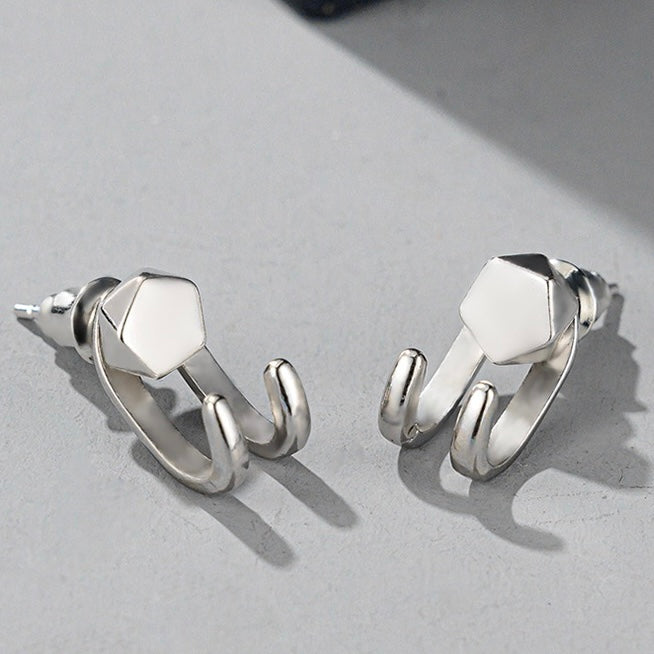 Detachable Dual Stud Earrings