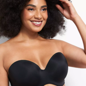 Detachable-Strap Bandeau Bra