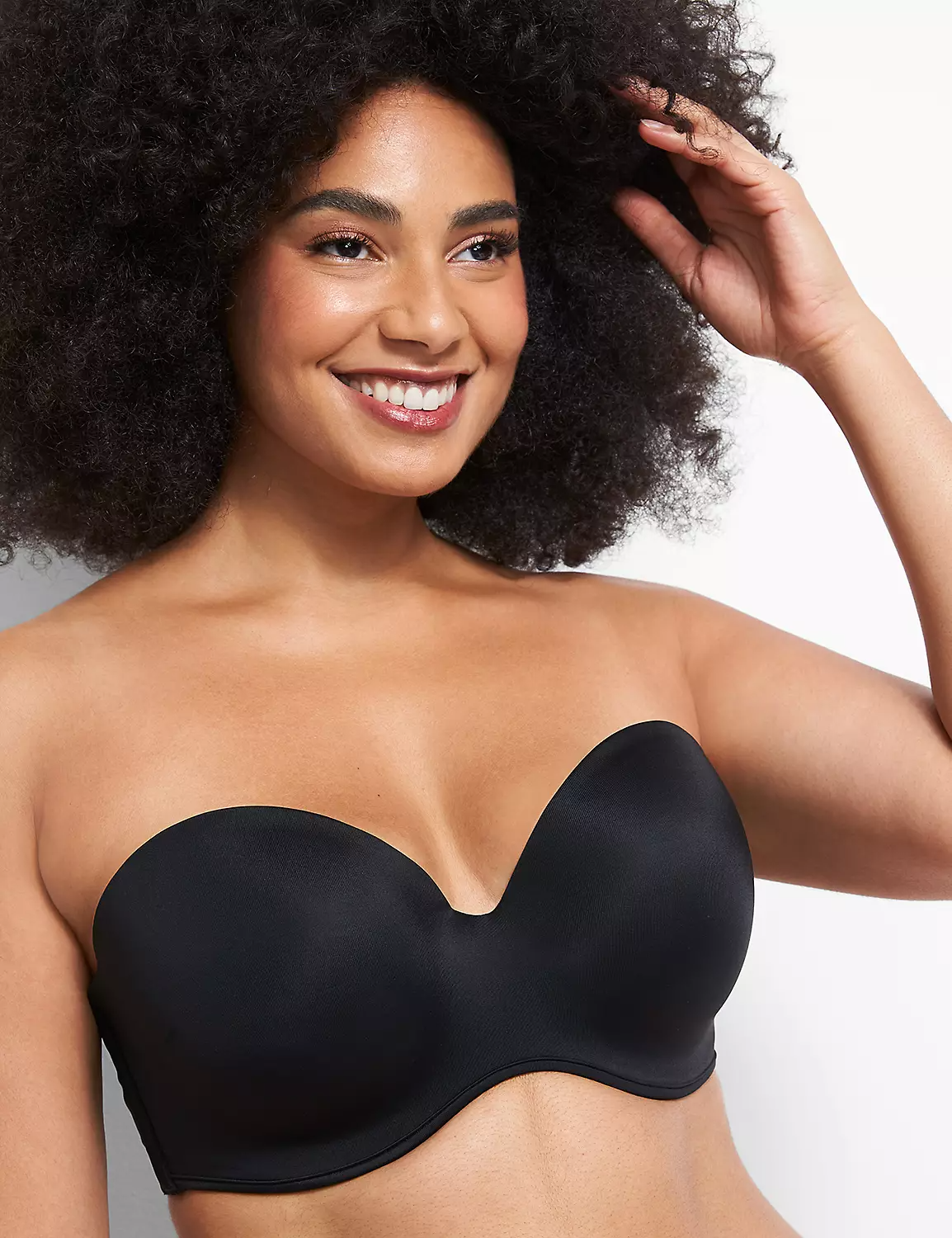 Detachable-Strap Bandeau Bra