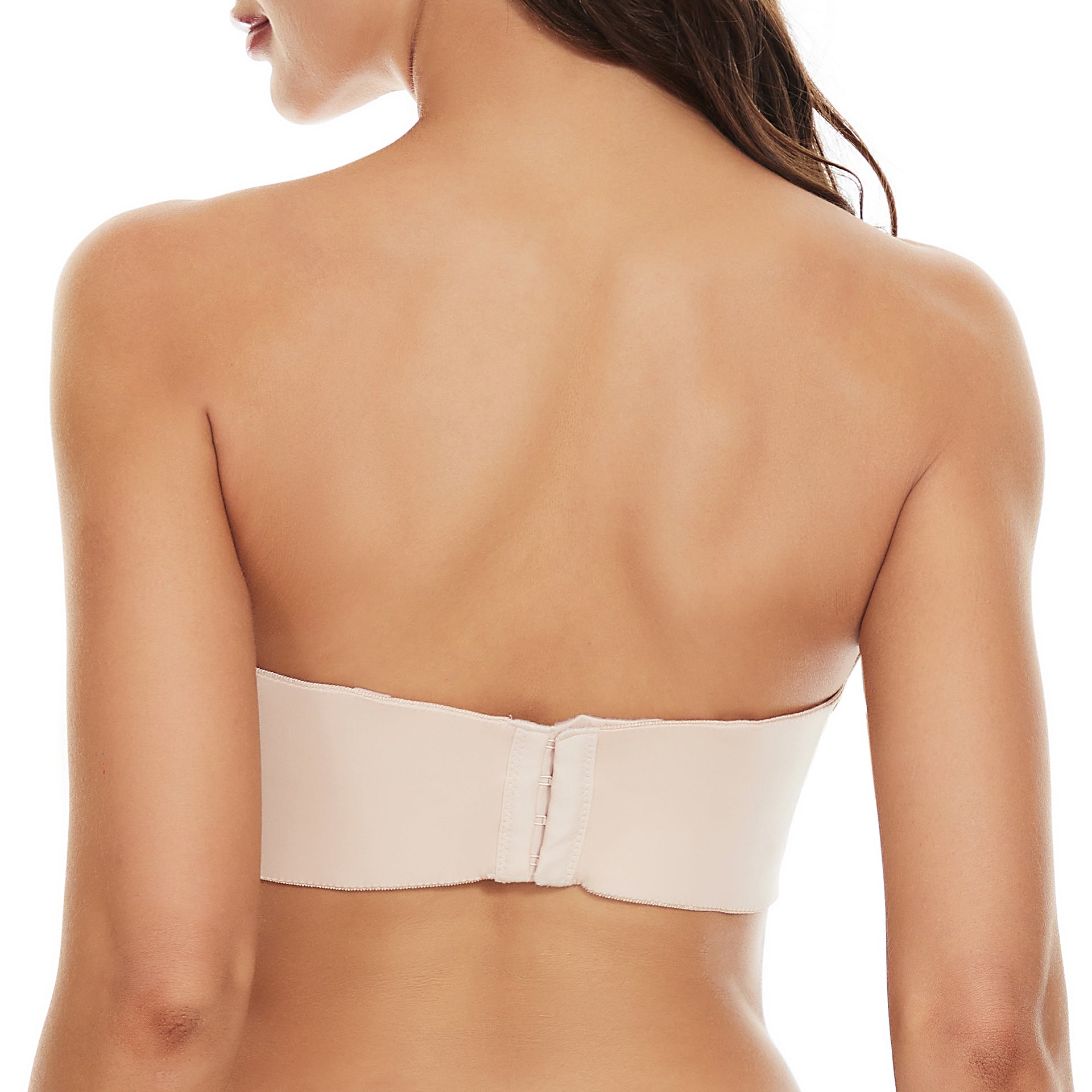 Detachable-Strap Bandeau Bra