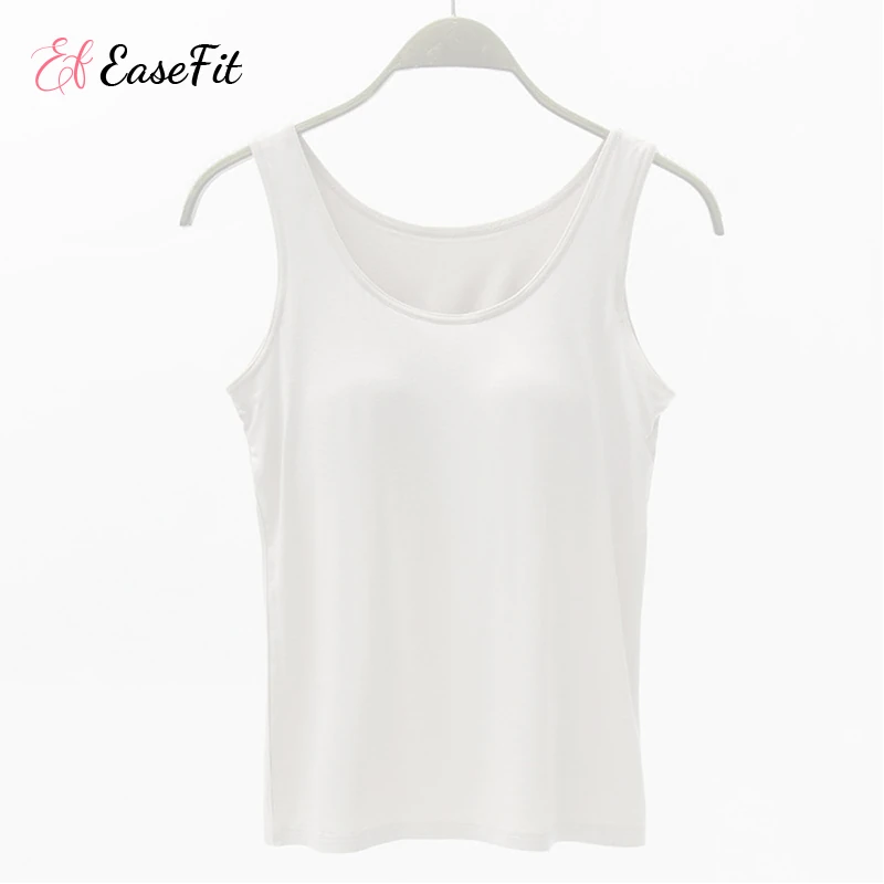 EaseFit - Summer Tank Top with Built-in Bra