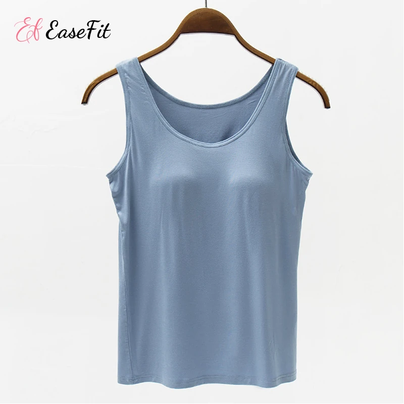 EaseFit - Summer Tank Top with Built-in Bra