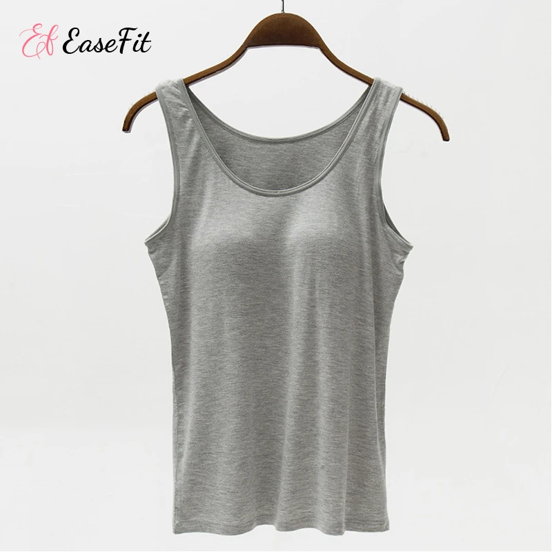 EaseFit - Summer Tank Top with Built-in Bra