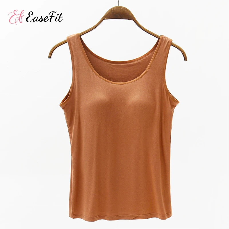 EaseFit - Summer Tank Top with Built-in Bra