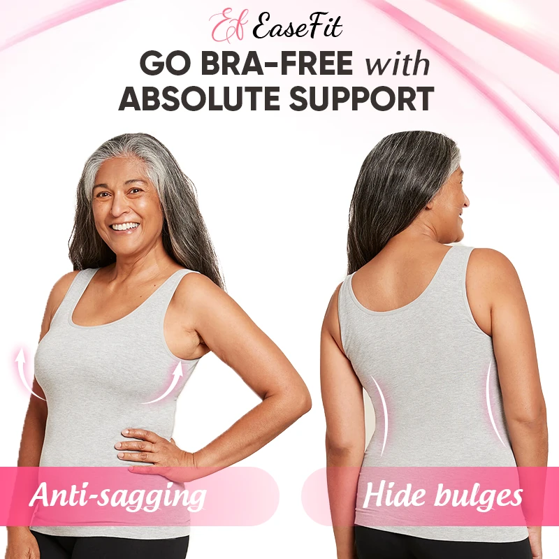 EaseFit - Summer Tank Top with Built-in Bra