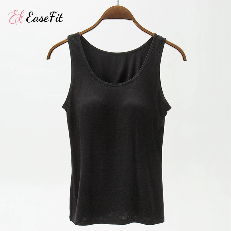 EaseFit - Summer Tank Top with Built-in Bra