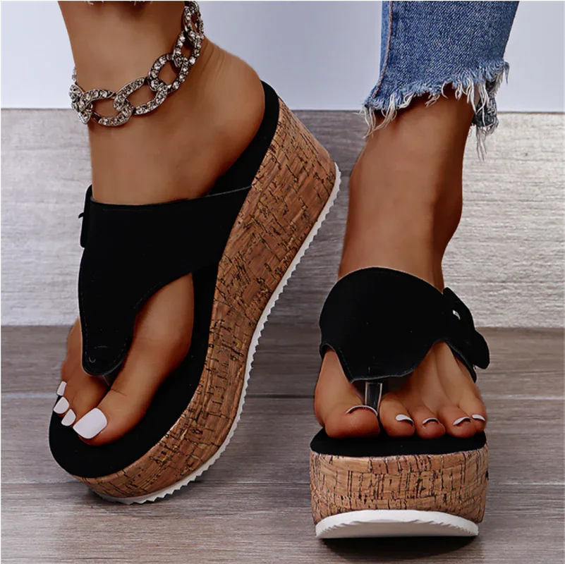 Elegant Orthopedic Summer High-heeled sandals