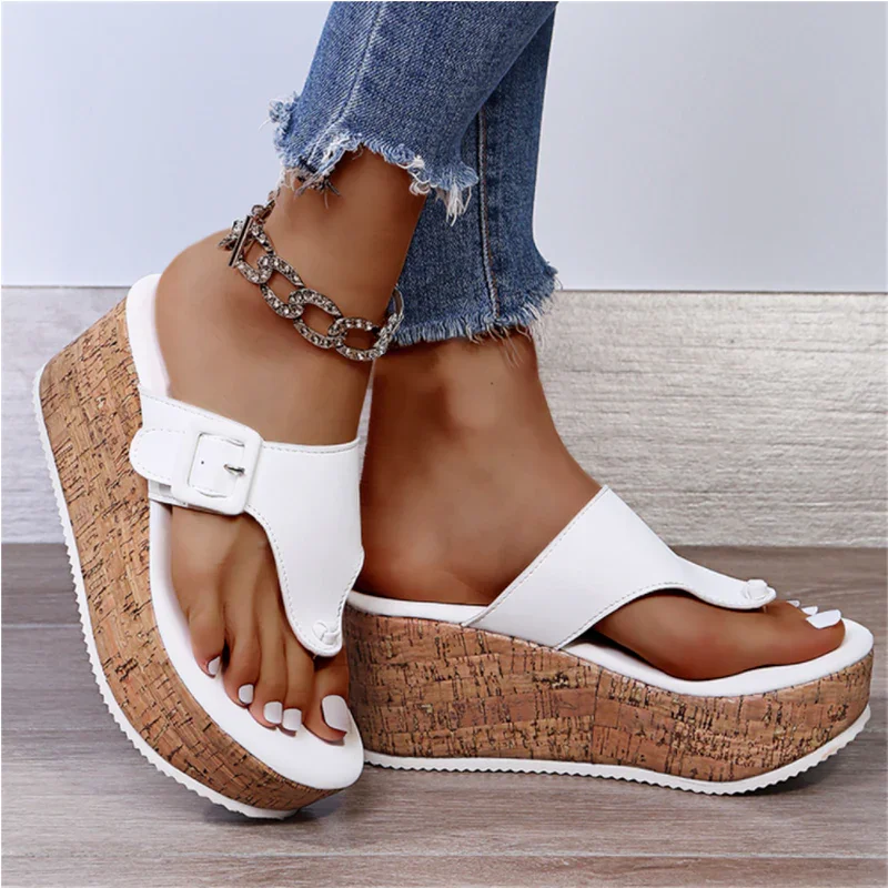 Elegant Orthopedic Summer High-heeled sandals