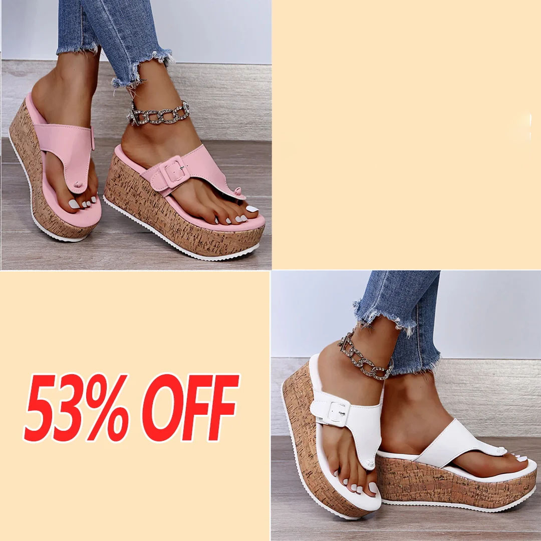 Elegant Orthopedic Summer High-heeled sandals