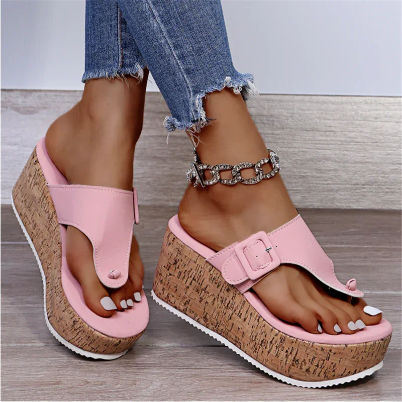 Elegant Orthopedic Summer High-heeled sandals