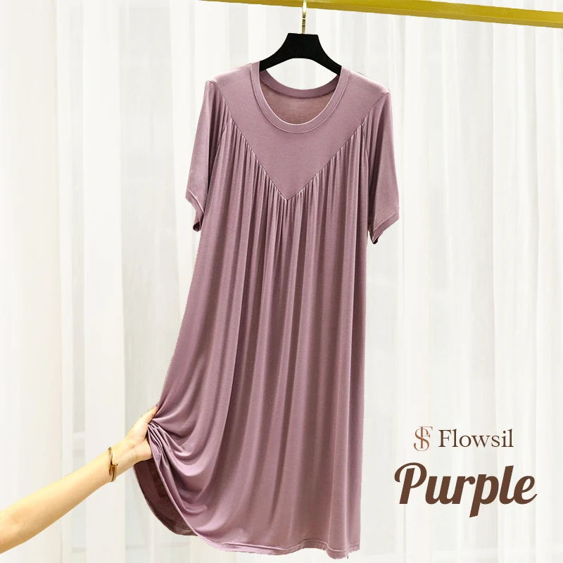 Flowsil - Super Soft Comfortable Plus size Loose Dress