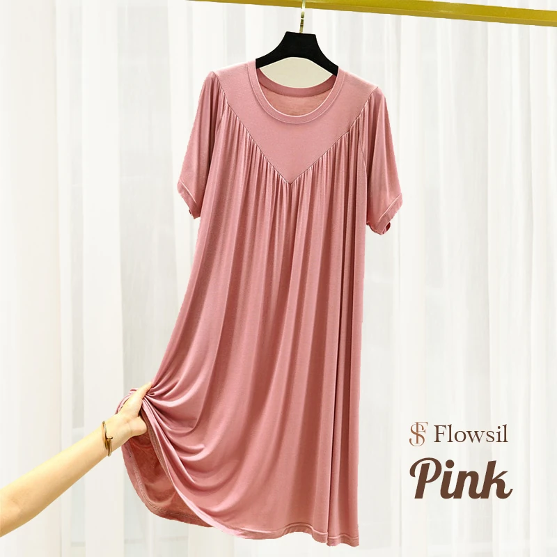 Flowsil - Super Soft Comfortable Plus size Loose Dress