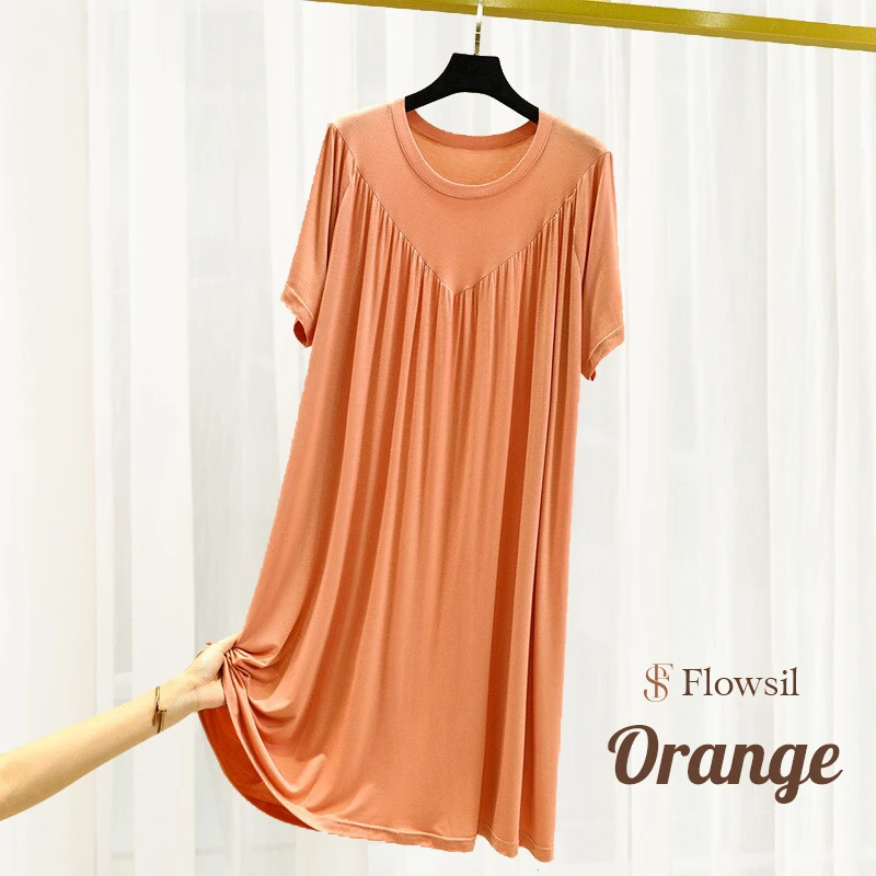 Flowsil - Super Soft Comfortable Plus size Loose Dress