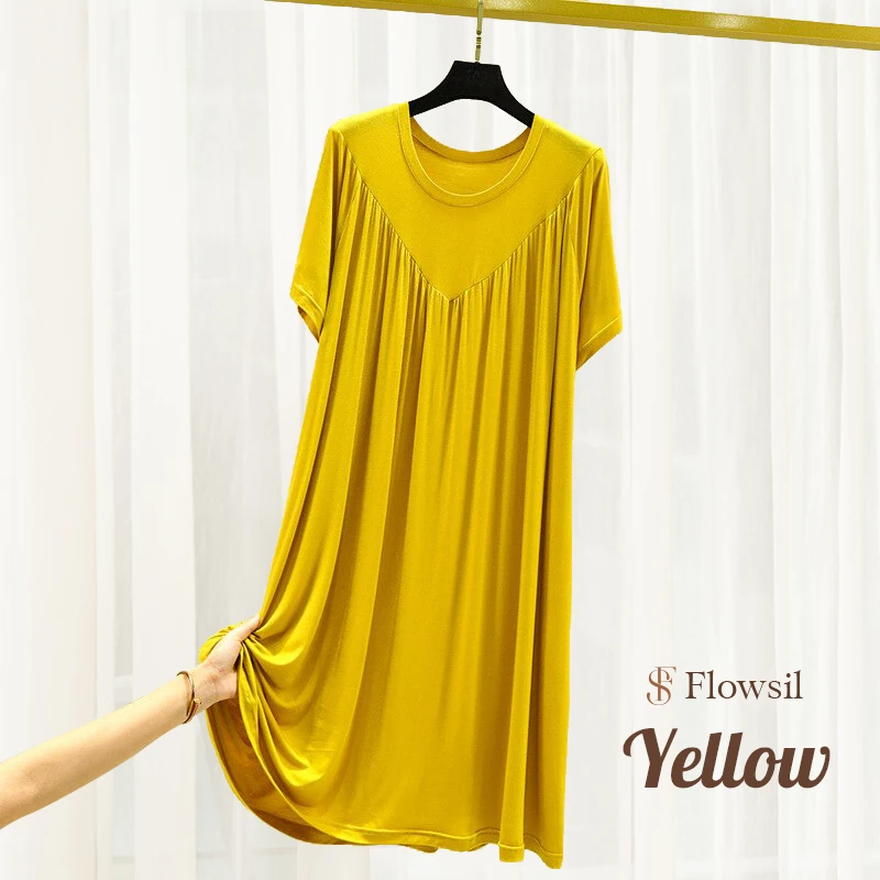 Flowsil - Super Soft Comfortable Plus size Loose Dress