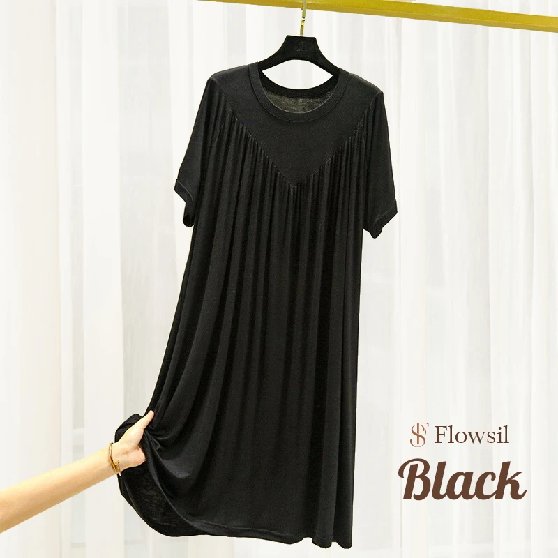 Flowsil - Super Soft Comfortable Plus size Loose Dress