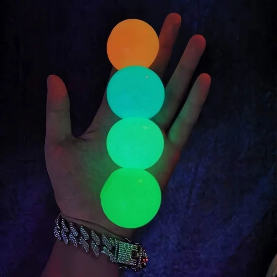 Fluorescence Luminous Sticky Ball